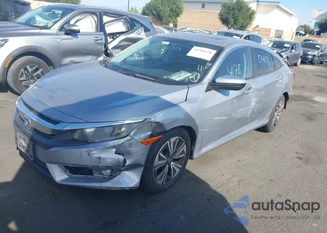 2018 Honda Civic Ex-T from USA, damaged, VIN JHMFC1F31JX035937